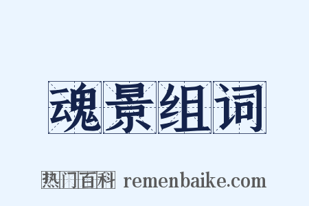魂景组词是什么意思的图片